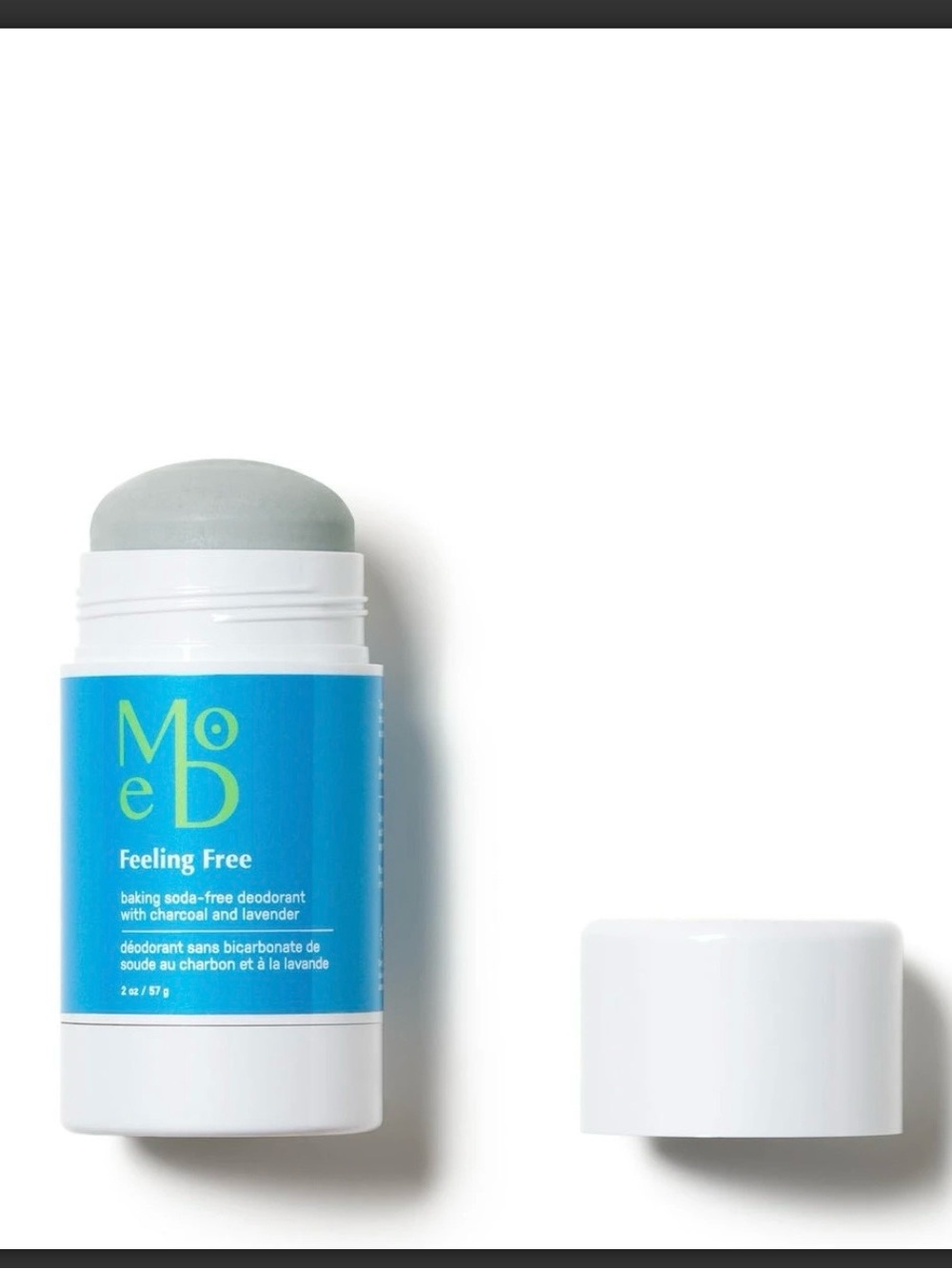 Feeling Free Charcoal & Lavender Deodorant Stick - Gray